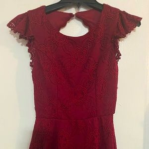Cabernet Junior fit and flare dress
